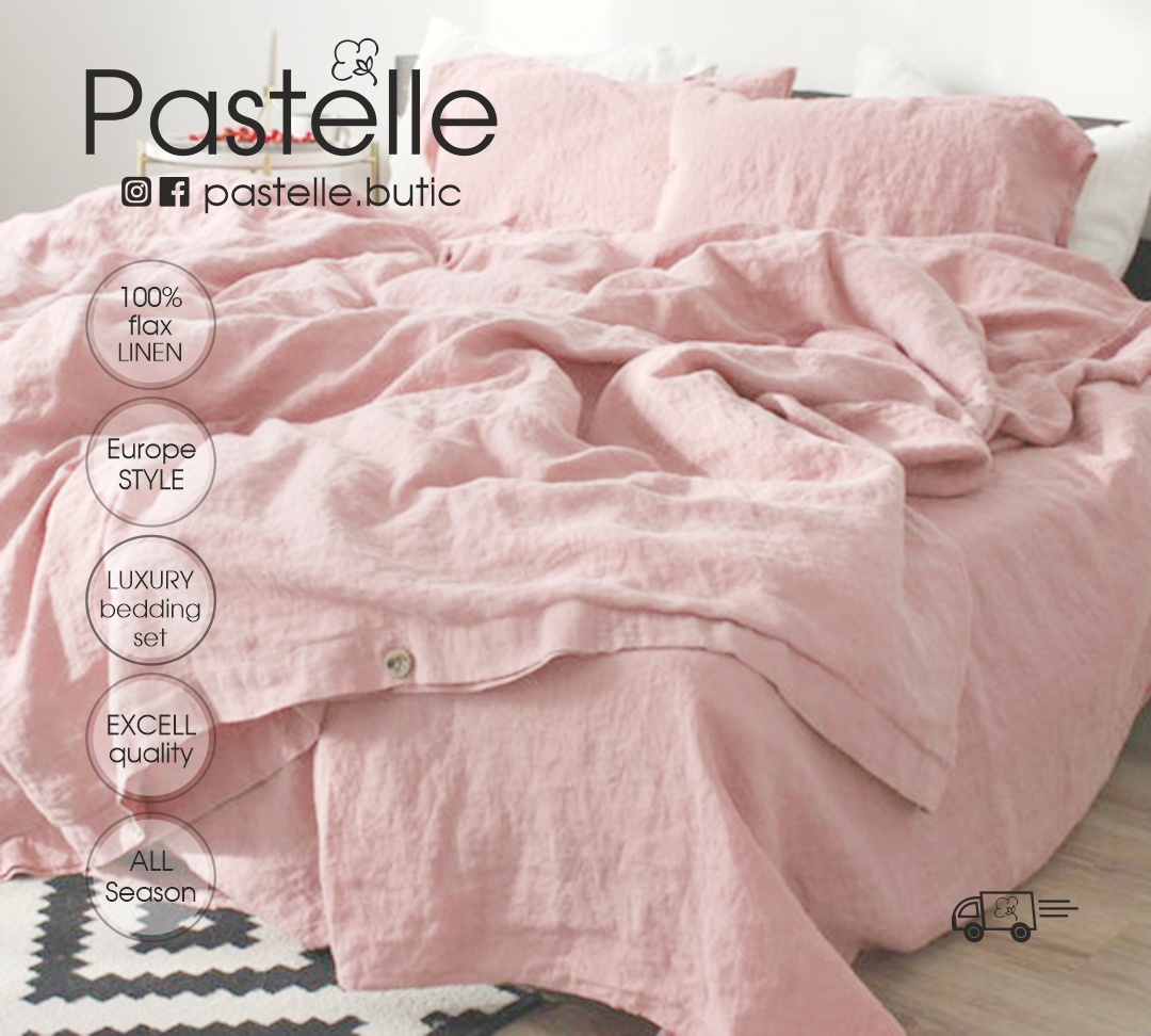 ID1743 Flax Linen Rose Poudré